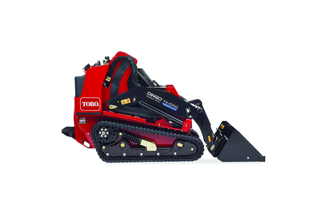 Mini Skid Dingo TX-1000 con cingoli stretti