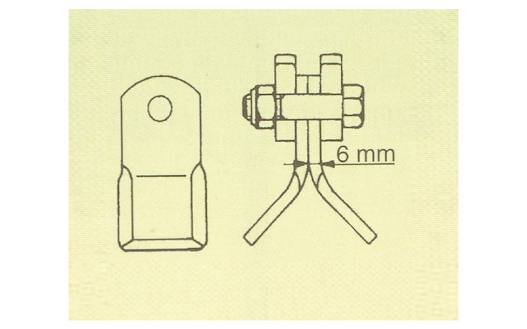 La rotazione antioraria del sistema di taglio permette di aggredire l’erba o le ramaglie alla base trascinandole all’interno della camera di triturazione, creando
uno sminuzzamento perfetto.