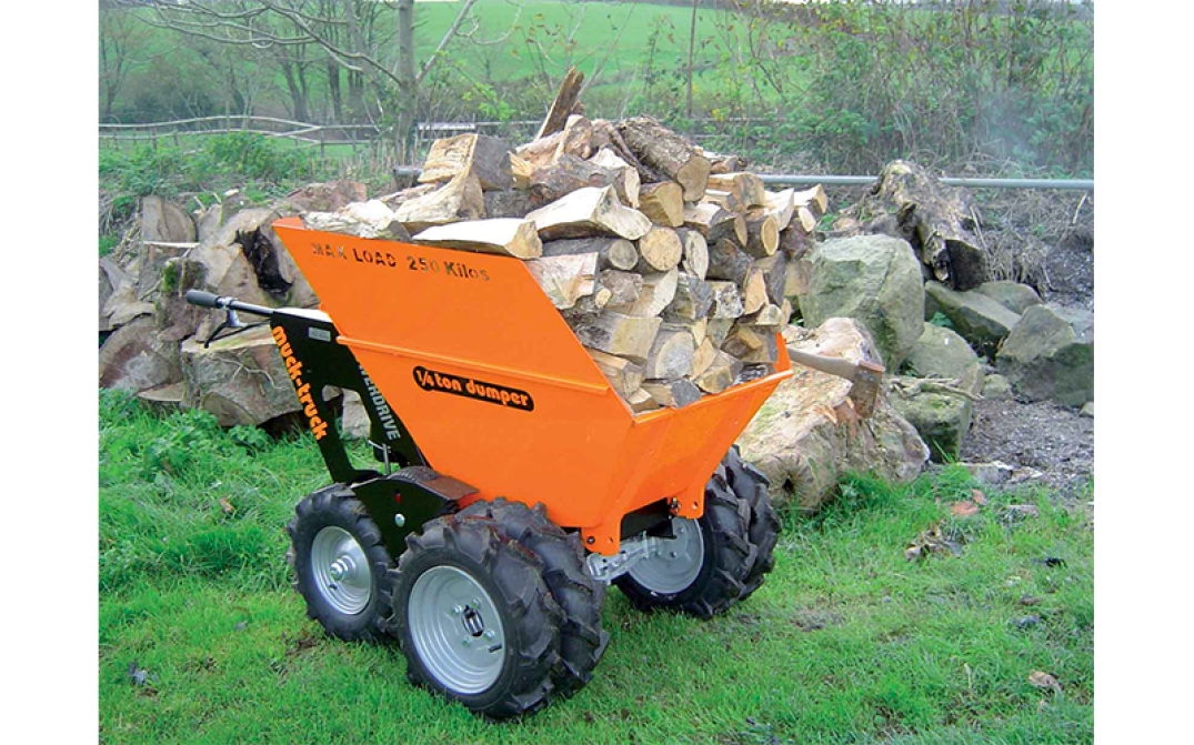 Muck-Truck con accessorio estensione per materiale voluminoso