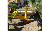 Cippatore M300 scarico su rimorchio