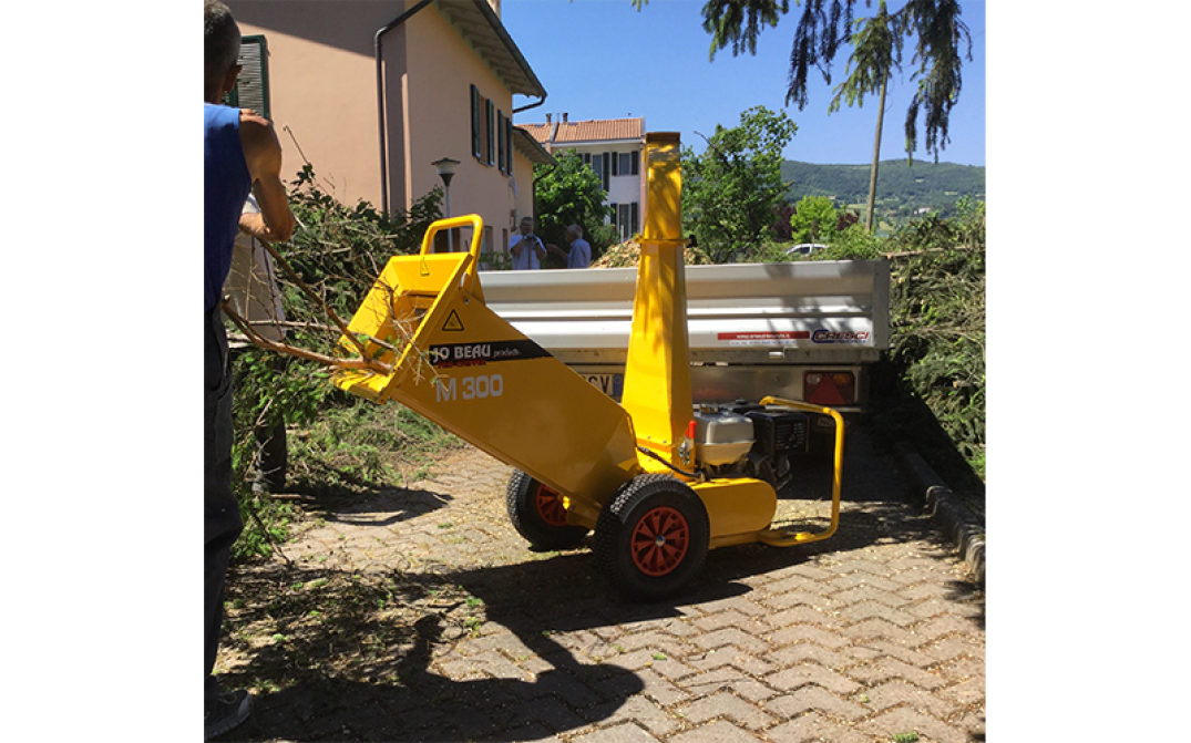 M300 Cippatore in funzione