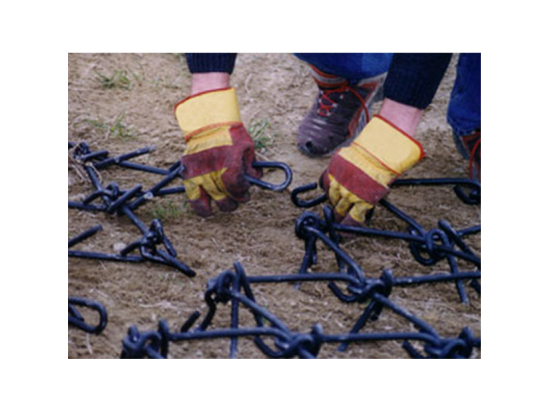 Ganci per combinare reti scarificatrici Wingfield