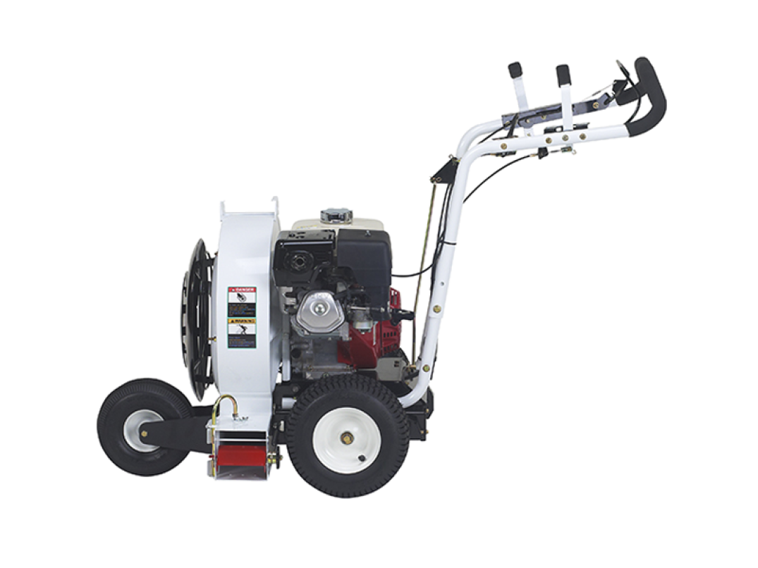 Soffiatore semovente Optimax-S, manico ergonomico