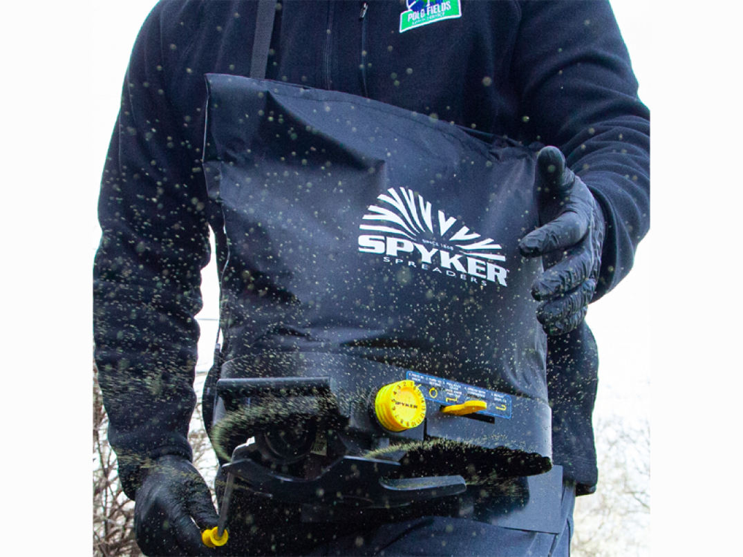 Spandiconcime a tracolla Spyker BCS25 distribuzione fino a 366 cm