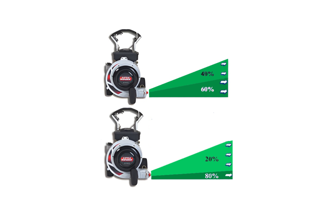 Forza getto d'aria soffiatore semovente Optimax-S