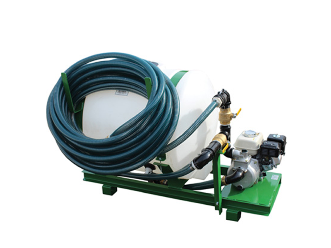 Idrosemina con agitazione ad acqua capacità 190 litri