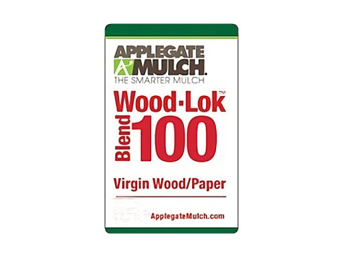Wood-Lok blend mulch di legno vergine e carta riciclata