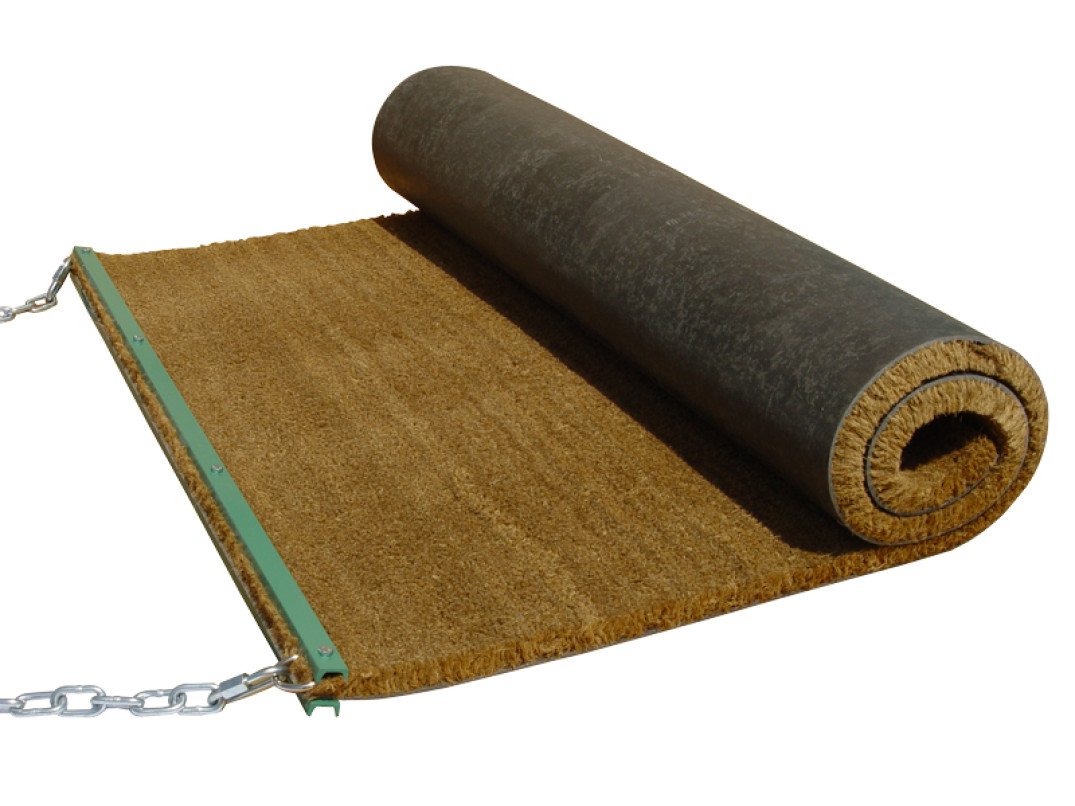 Rete livellatrice in fibra di cocco facilmente arrotolabile